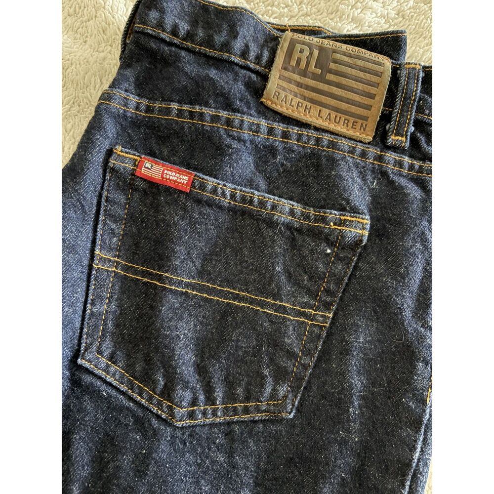 Polo Jeans Co. Ralph Lauren Women’s Jeans Size 12 x 31 Dark Wash Straight Leg